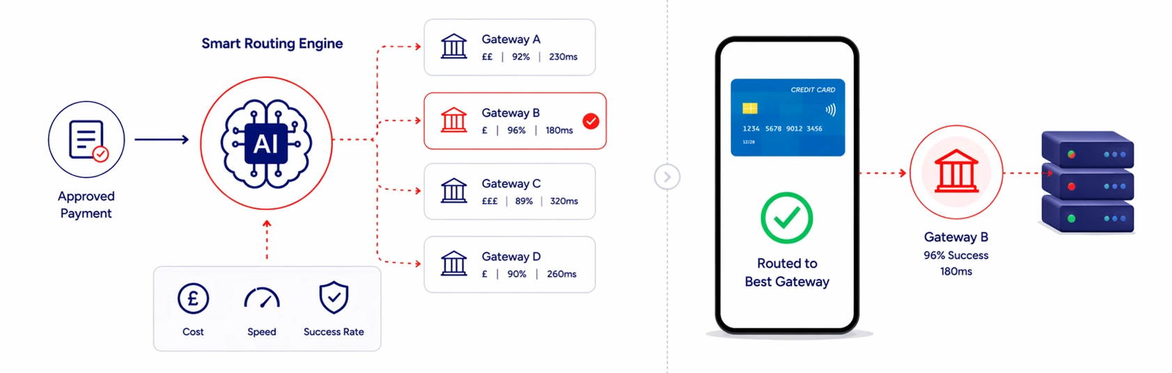 5. Smart Routing to the Best Gateway