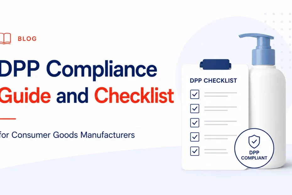 DPP Compliance Guide and Checklist for Consumer Goods Manufacturers