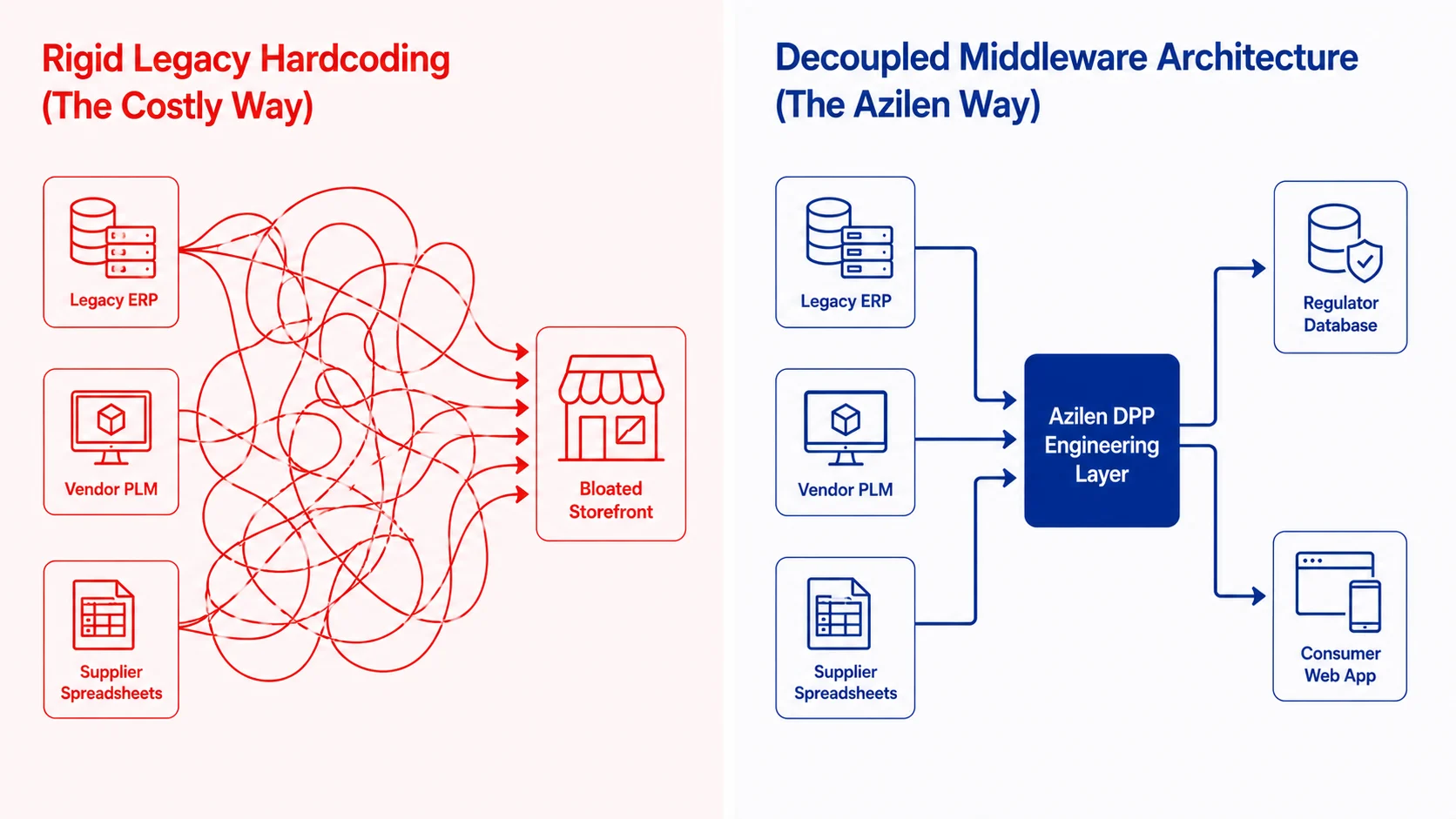 Before and after Azilen DPP Engineering